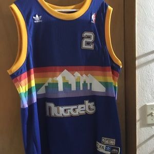 NBA hardwood classic Den Nuggets English jersey